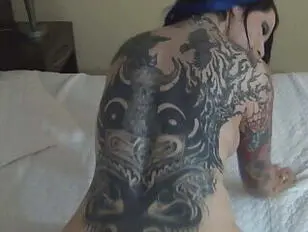Alt Tattoo Porn - Alt tattooed big tit porn girl gets banged and facial - Sunporno