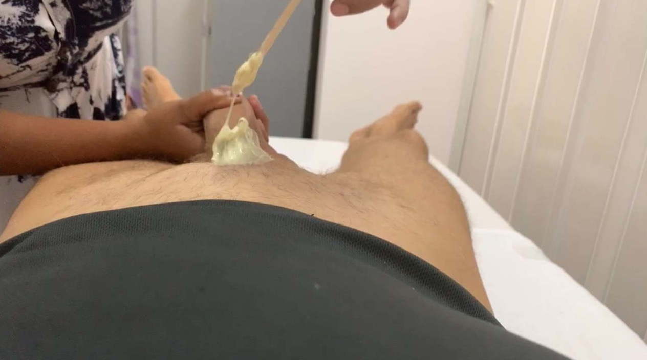 Big Cock Gets A Brazilian Wax By A Busty Thai Milf Part 1 Sunporno