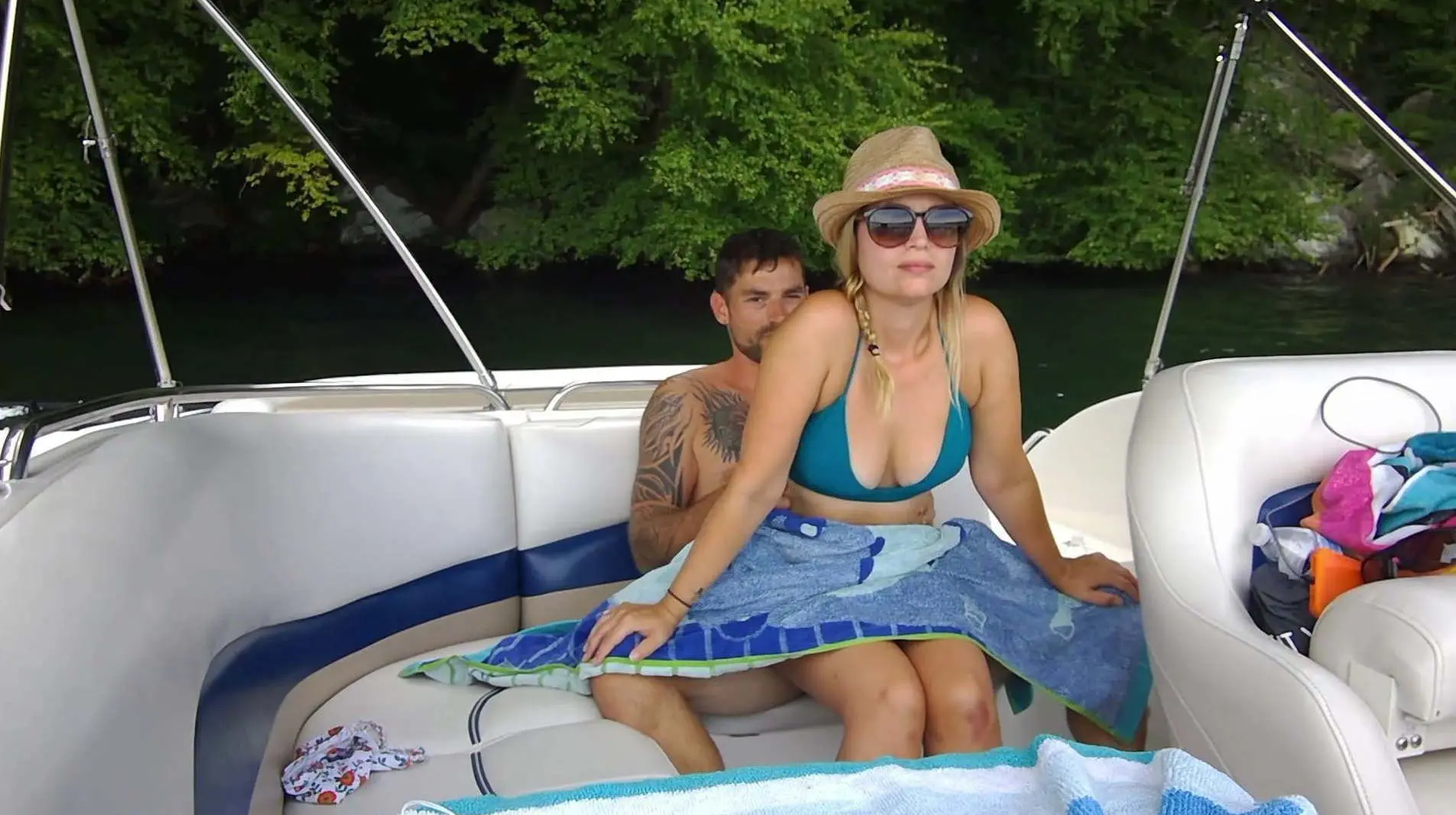 Some fun with public sex on our boat image