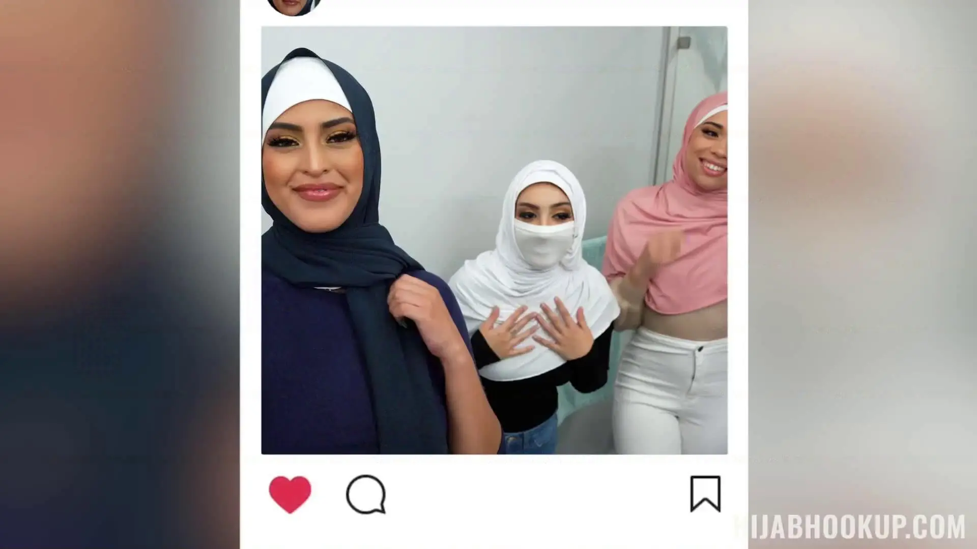 Hijab girlfriend coming to america image